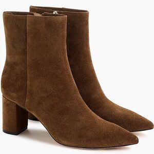 J. Crew Pointed-toe Sadie boots in suede NWB